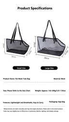 Collapsible Mesh Pet Carrier Bag