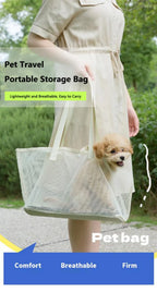Collapsible Mesh Pet Carrier Bag