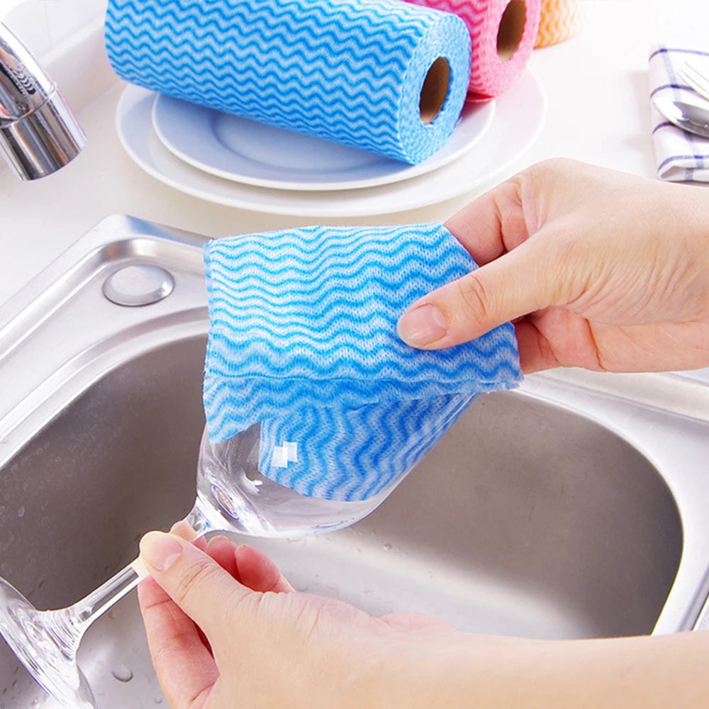 Reusable Paper Towel Roll, Washable Cleaning Cloths