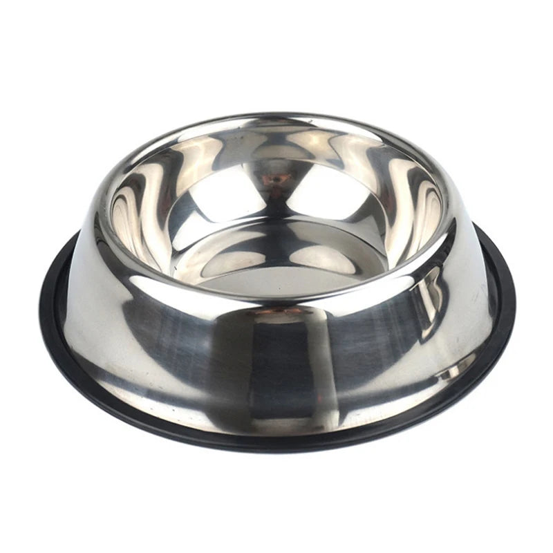 Stainless Steel Pet Feeding Bowl Set