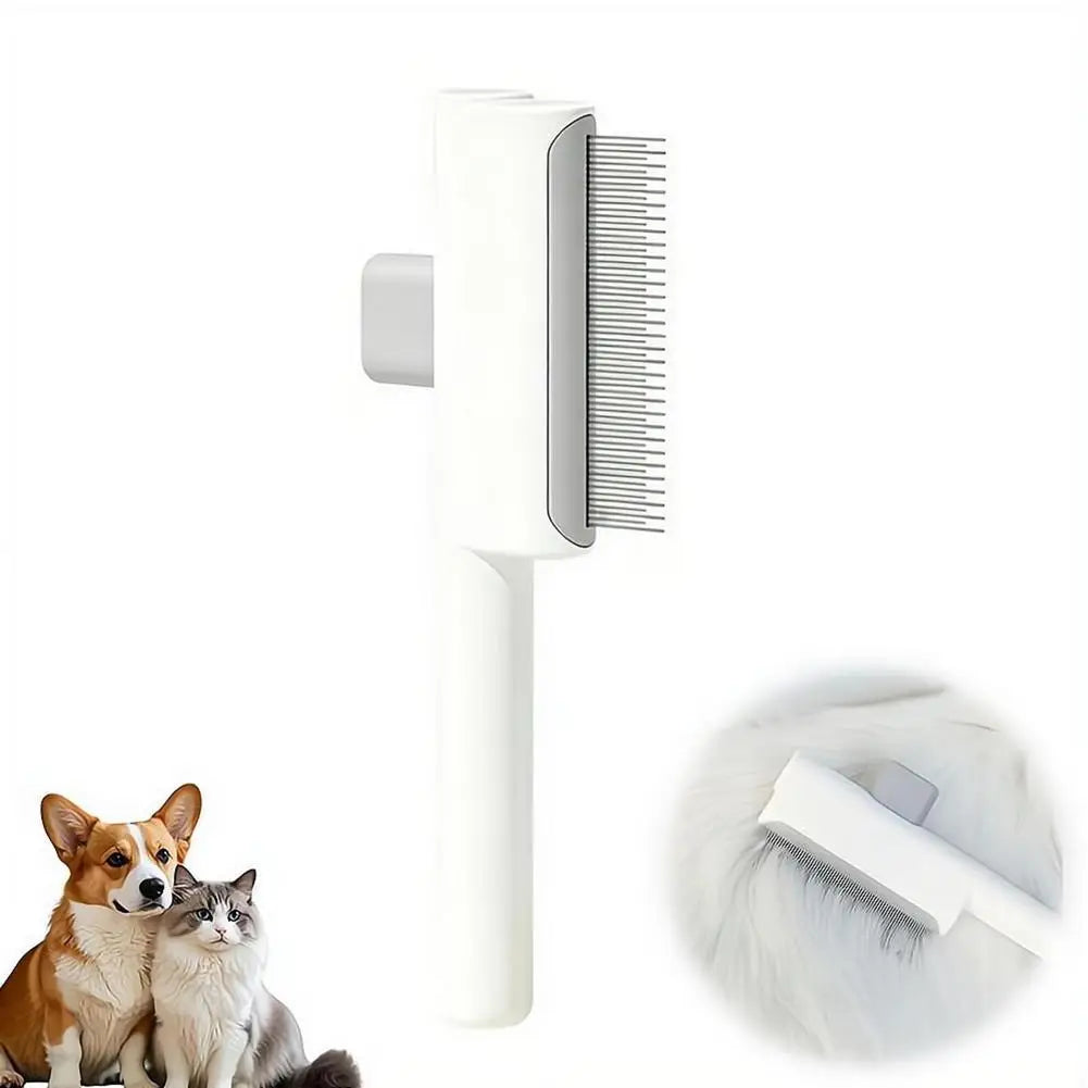 Self-Cleaning Deshedding Pet Grooming Brush