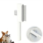 Self-Cleaning Deshedding Pet Grooming Brush