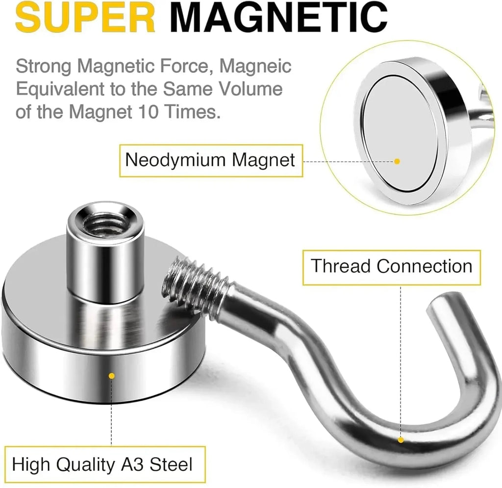 Magnetic Utility Storage Hooks, Multi-Purpose