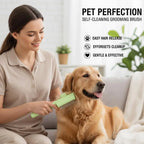 Self-Cleaning Deshedding Pet Grooming Brush