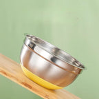 Nesting Prep Bowls with Lids, Stainless Steel Set