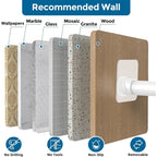 Adjustable Tension Rod Closet Organizer, Set of 3