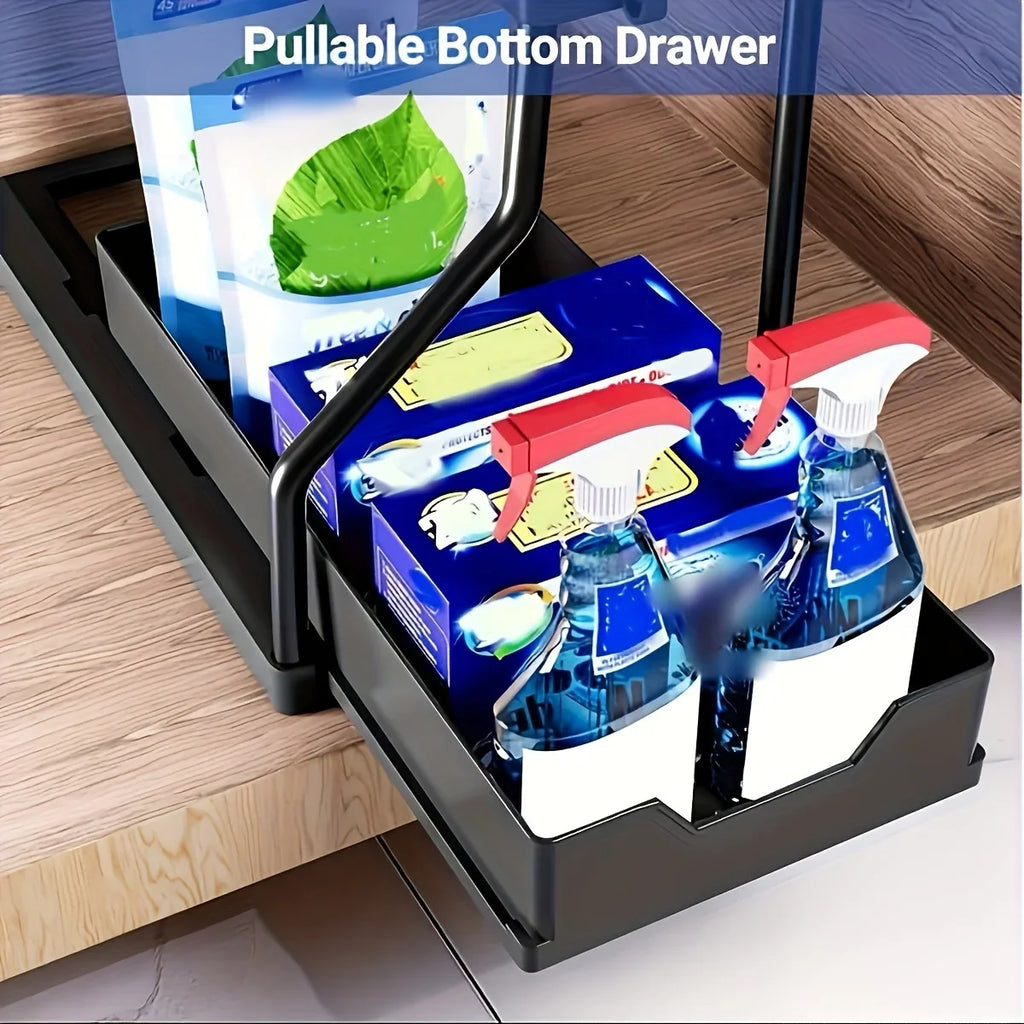 Under-Sink Pull-Out Storage Organizer