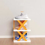 Space-Saving Stackable Shoe Rack