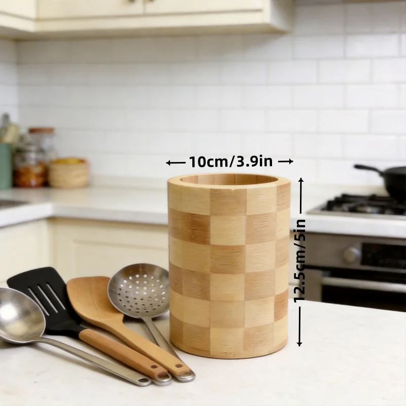 Bamboo Kitchen Utensil Holder