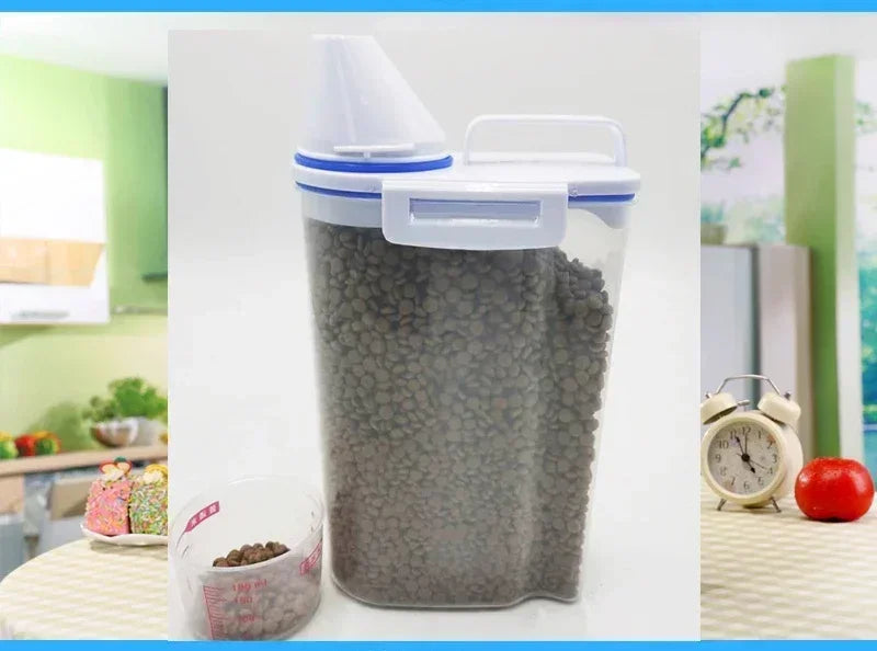 Airtight Pet Food Container with Scoop