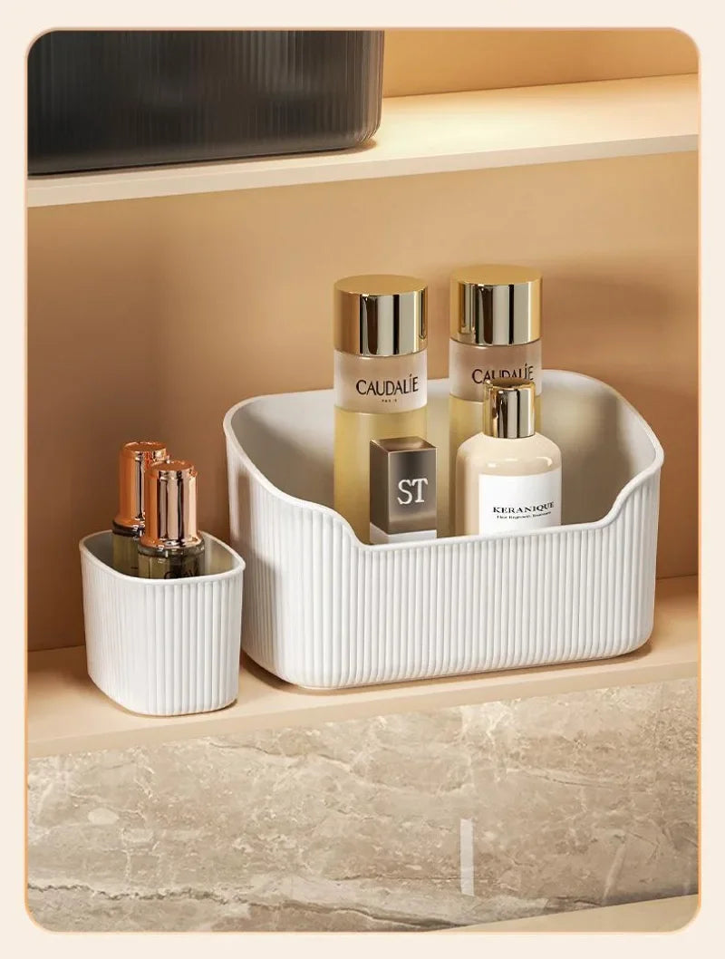 Mirrored Cabinet Makeup & Cosmetics Organizer