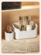 Mirrored Cabinet Makeup & Cosmetics Organizer