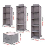 Hanging Closet Organizer for Wardrobe Storage
