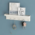 Entryway Key & Mail Organizer with Hooks