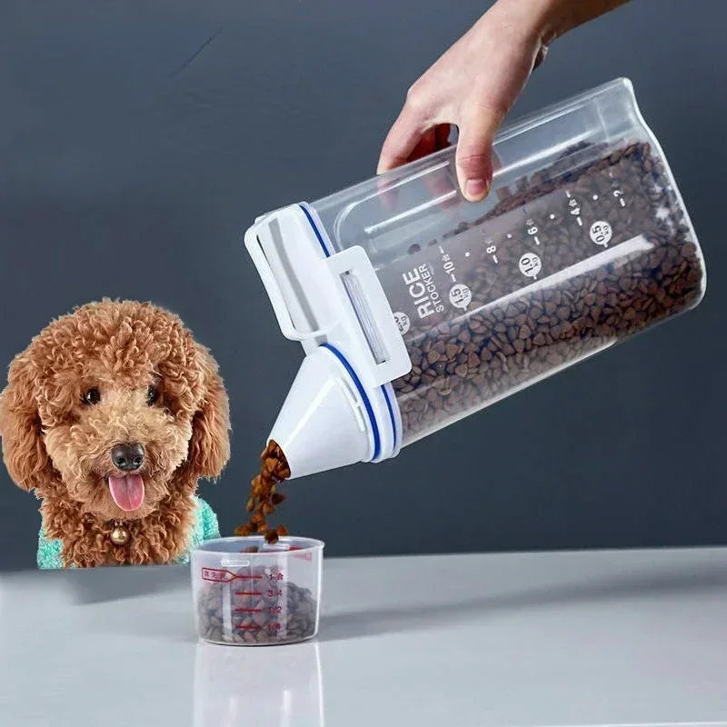 Airtight Pet Food Container with Scoop
