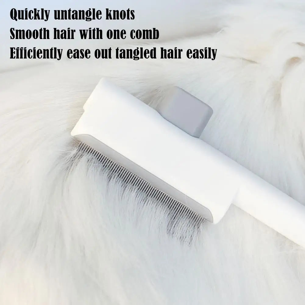 Self-Cleaning Deshedding Pet Grooming Brush