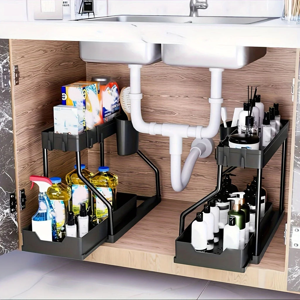 Under-Sink Pull-Out Storage Organizer