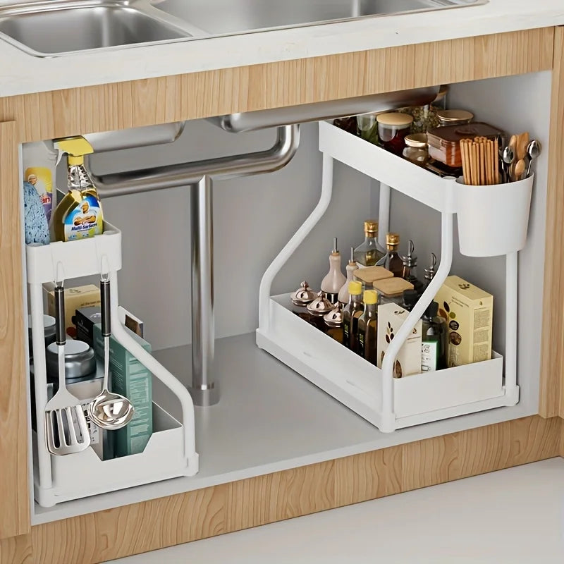 Under-Sink Pull-Out Storage Organizer