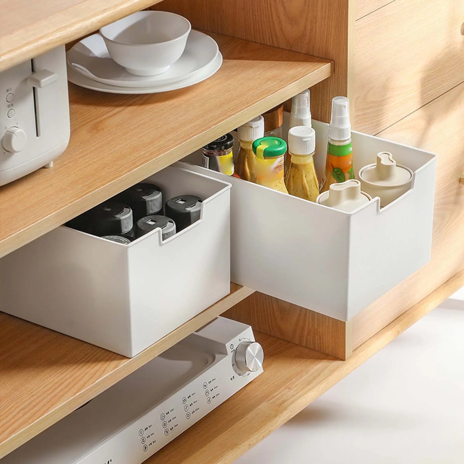 Pull-Out Sliding Cabinet Storage Organizer