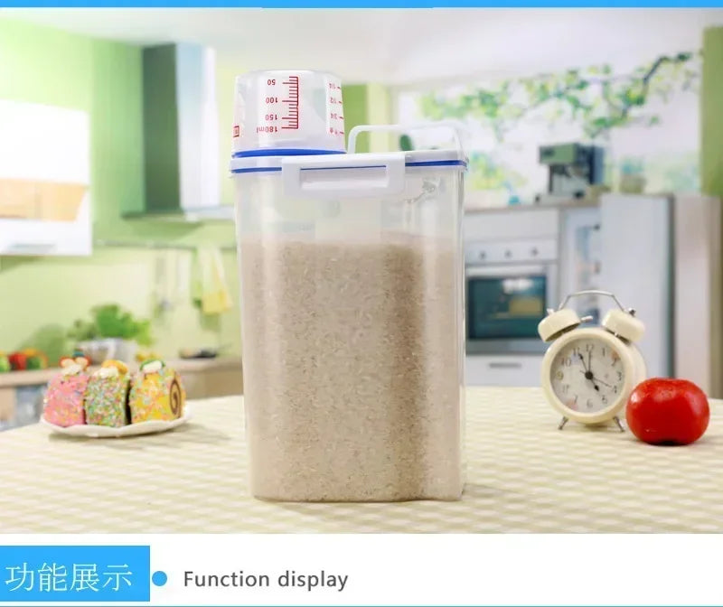 Airtight Pet Food Container with Scoop
