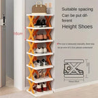 Space-Saving Stackable Shoe Rack
