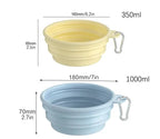 Collapsible Travel Pet Bowl for Dogs & Cats