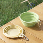 Collapsible Travel Pet Bowl for Dogs & Cats
