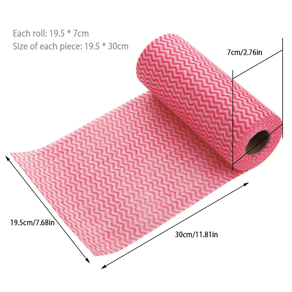 Reusable Paper Towel Roll, Washable Cleaning Cloths
