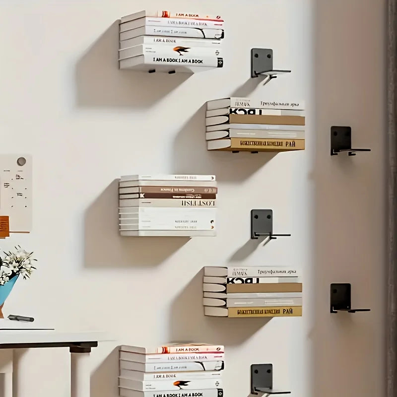 Wall-Mounted Floating Shelves, Set of 4