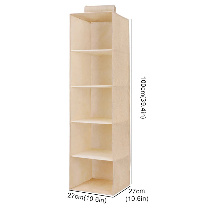 Hanging Closet Organizer for Wardrobe Storage