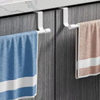 Over-Door Stainless Steel Towel Rack