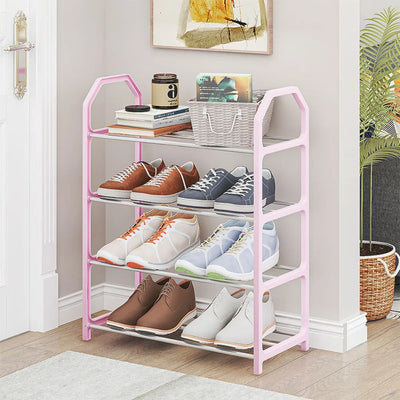 4-Tier Space-Saving Shoe Rack