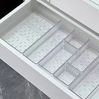 Clear Drawer Organizer Trays for Bathroom Vanity