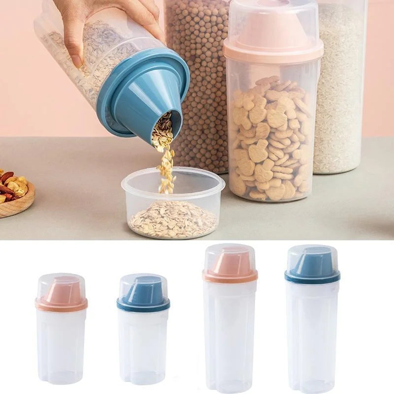 Airtight Cereal & Snack Storage Dispenser
