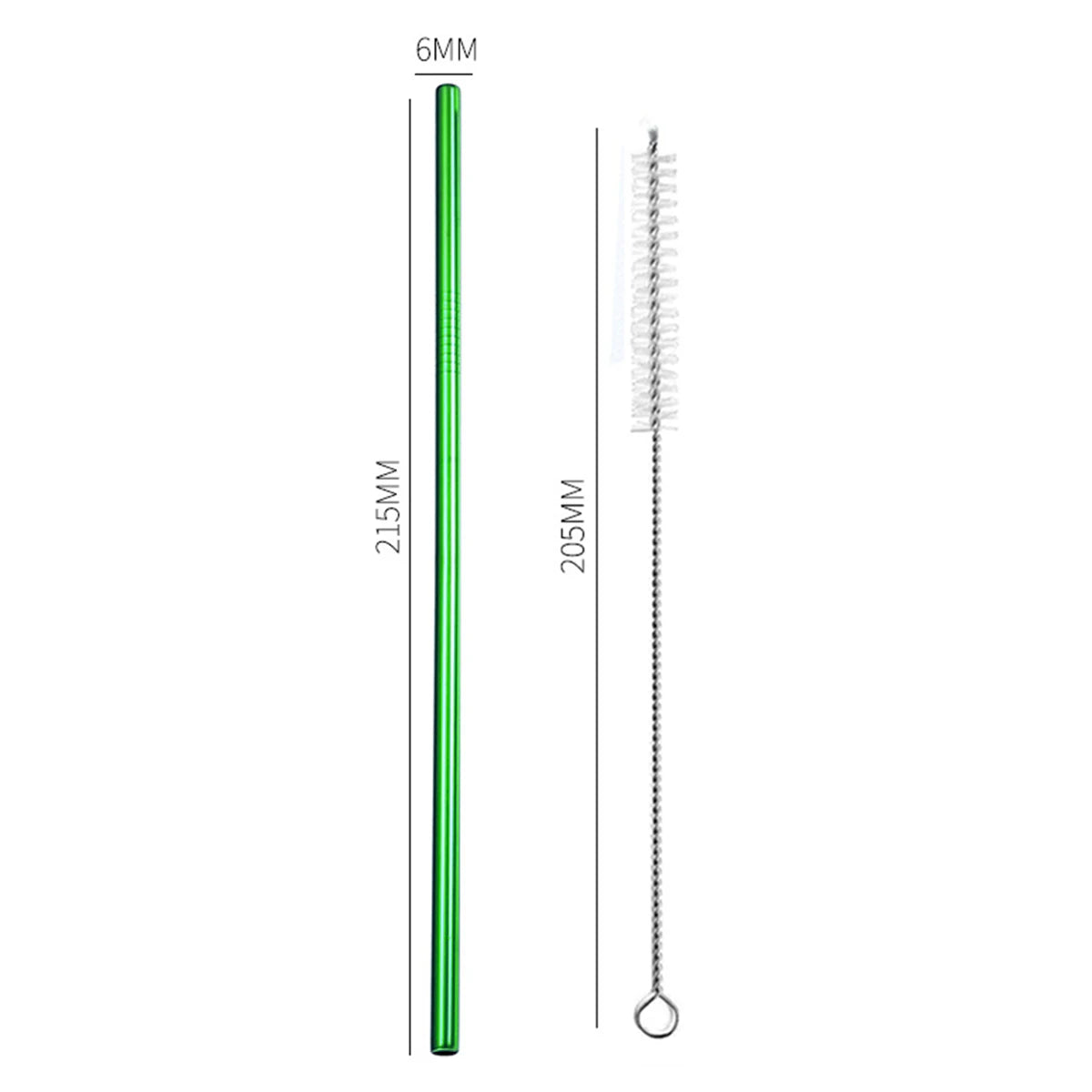 Stainless Steel Reusable Straws with Cleaning Brush