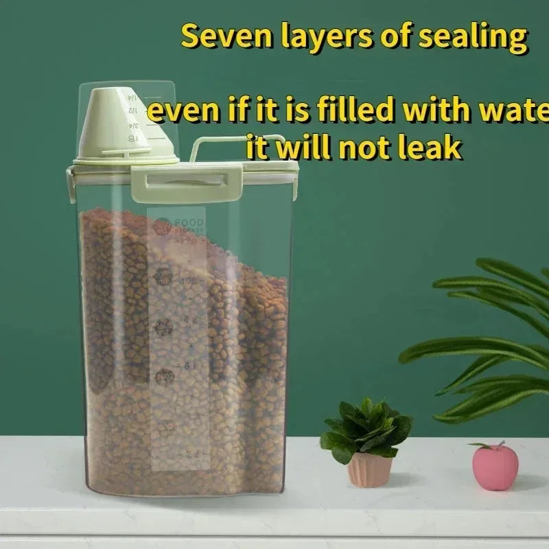 Airtight Pet Food Container with Scoop