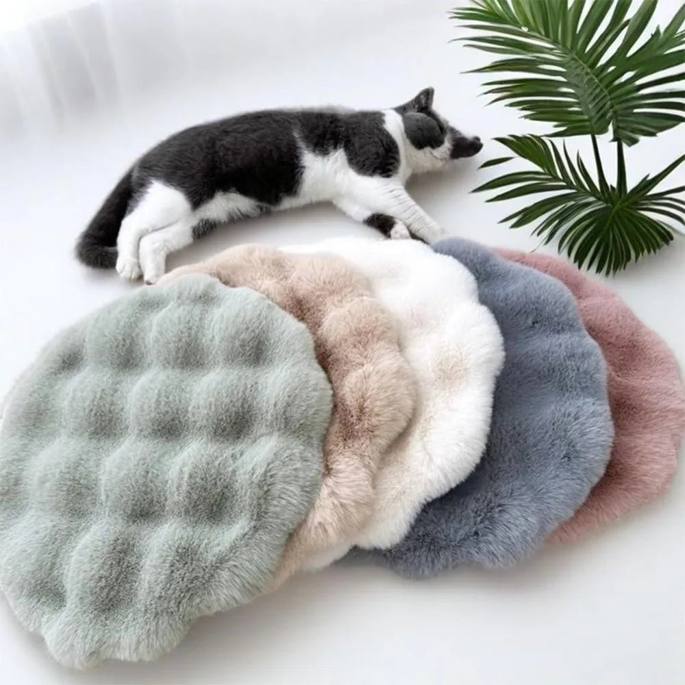Washable Round Pet Bed Mat, Non-Slip