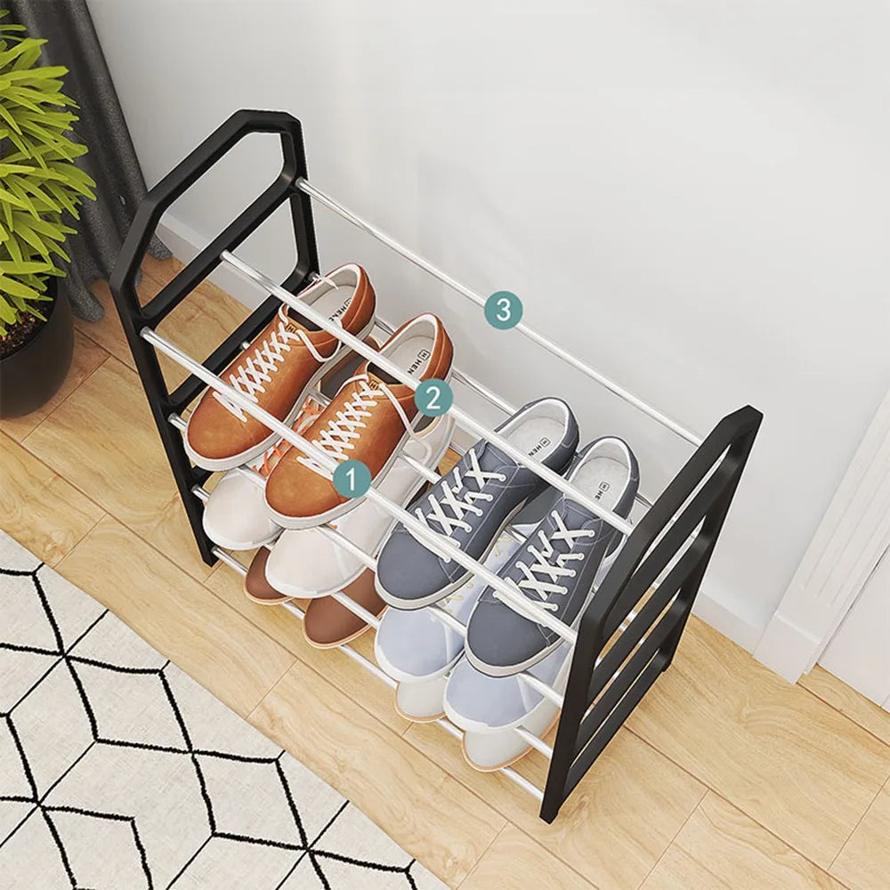 4-Tier Space-Saving Shoe Rack