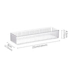 Clear Drawer Organizer Trays for Bathroom Vanity