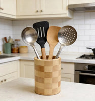 Bamboo Kitchen Utensil Holder