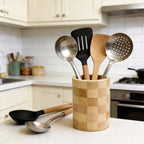 Bamboo Kitchen Utensil Holder