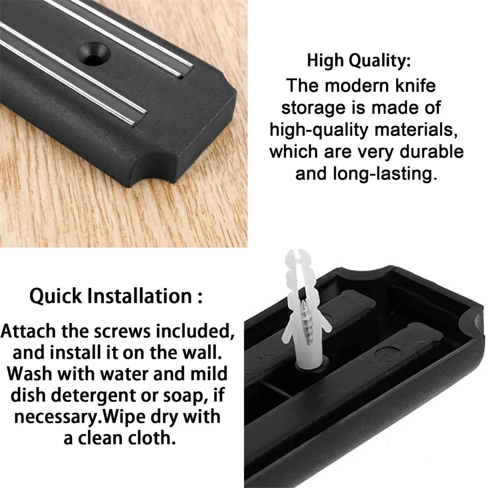13-Inch Magnetic Knife Strip, Wall-Mounted