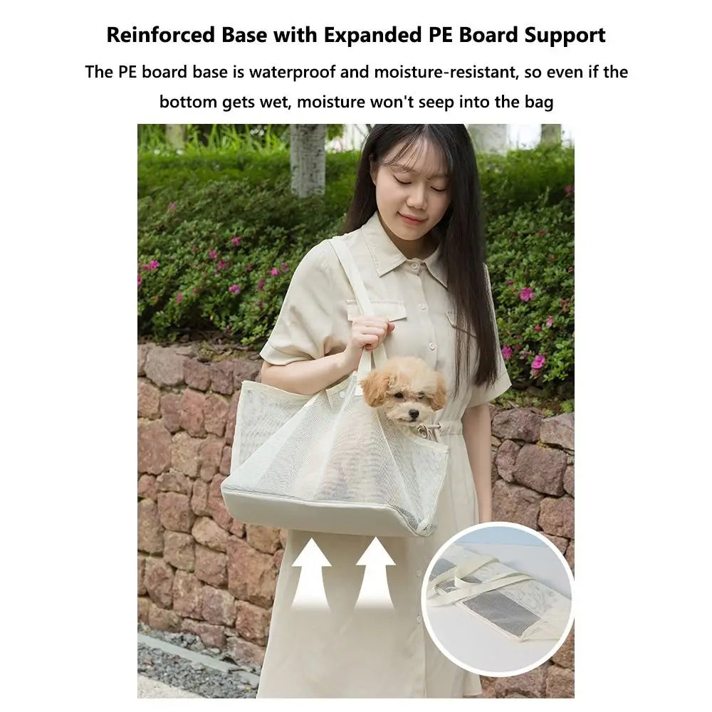 Collapsible Mesh Pet Carrier Bag