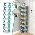 Space-Saving Stackable Shoe Rack