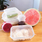 Silicone Stretch Lids, Set of 6