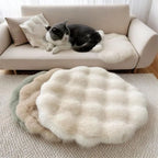 Washable Round Pet Bed Mat, Non-Slip