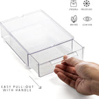 Modular Stackable Storage Drawers, 3-Pack