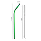 Stainless Steel Reusable Straws with Cleaning Brush